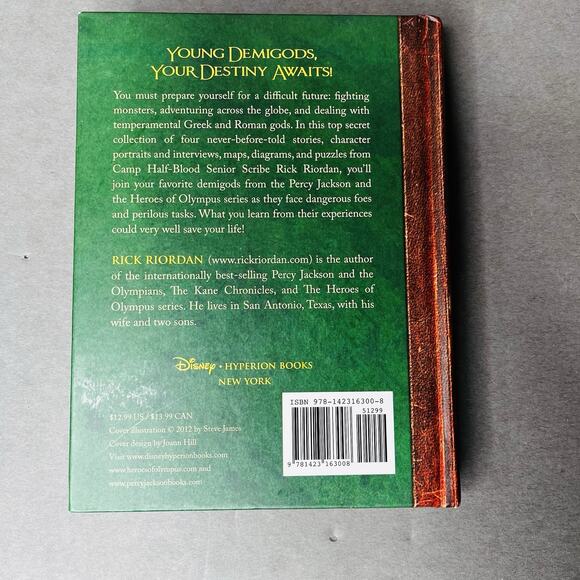 RICK RIORDAN Lot The Last Olympian And The Demigod Diaries Hardcover YA Fantasy - Picture 6 of 8